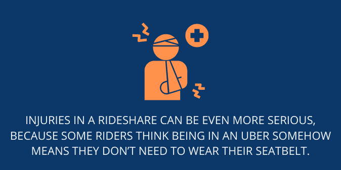 Injuries in a rideshare can be even more serious