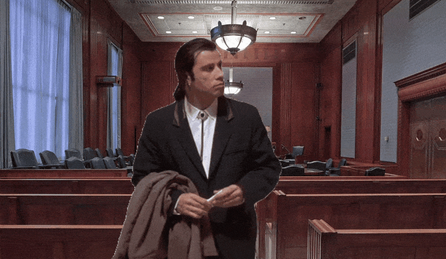 Feeling lost in court