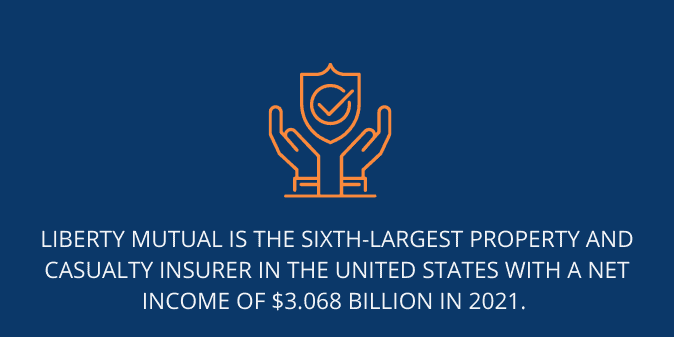 Liberty Mutual is the sixth-largest property and casualty insurer 