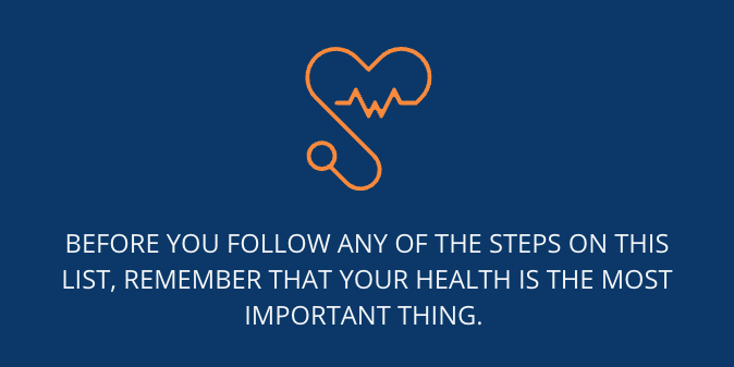 your health is the most important thing