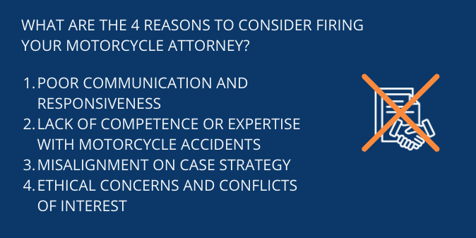 4 Reasons to Consider Firing Your Motorcycle Attorney
