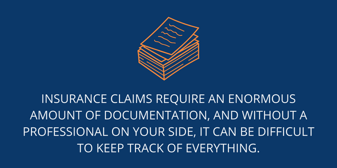 Insurance claims require an enormous amount of documentation