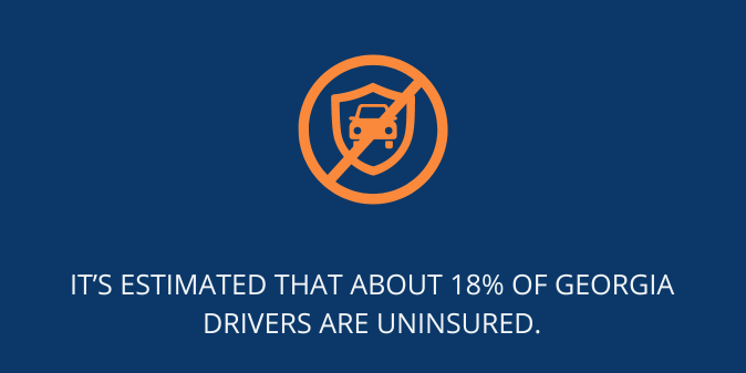How many drivers in Georgia are uninsured?