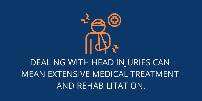 One type of serious injury in a pedestrian accident is a head or traumatic brain injury